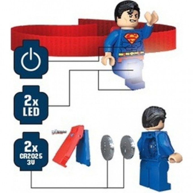 Фонарик LEGO SUPER HEROES "SUPERMAN" Super Heroes LGL-HE7 331775
