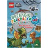 Книга-раскраска LEGO JURASSIC WORLD «ВЕСЕЛЫЕ РАСКРАСКИ И НАКЛЕЙКИ: МИР ЮРСКОГО ПЕРИОДА» Jurassic World™ FBP-6201