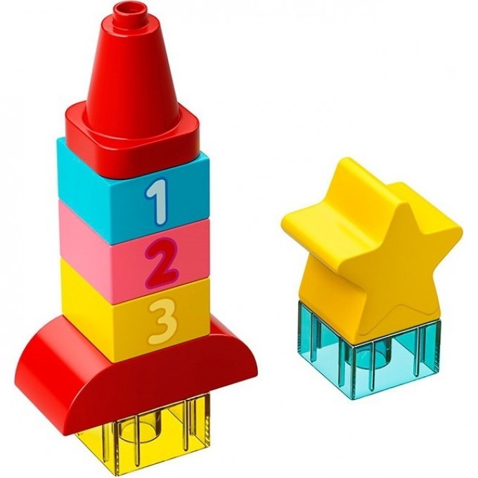 Конструктор LEGO DUPLO "МОЯ ПЕРВАЯ КОСМИЧЕСКАЯ РАКЕТА" Уникальные наборы 30332 3806693