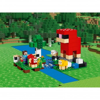 Конструктор LEGO MINECRAFT "ШЕРСТЯНАЯ ФЕРМА" Minecraft