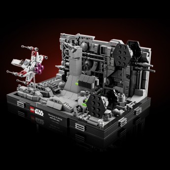 Конструктор LEGO STAR WARS "ДИОРАМА "ПРОЛЕТ НАД ЗВЕЗДОЙ СМЕРТИ" 75329